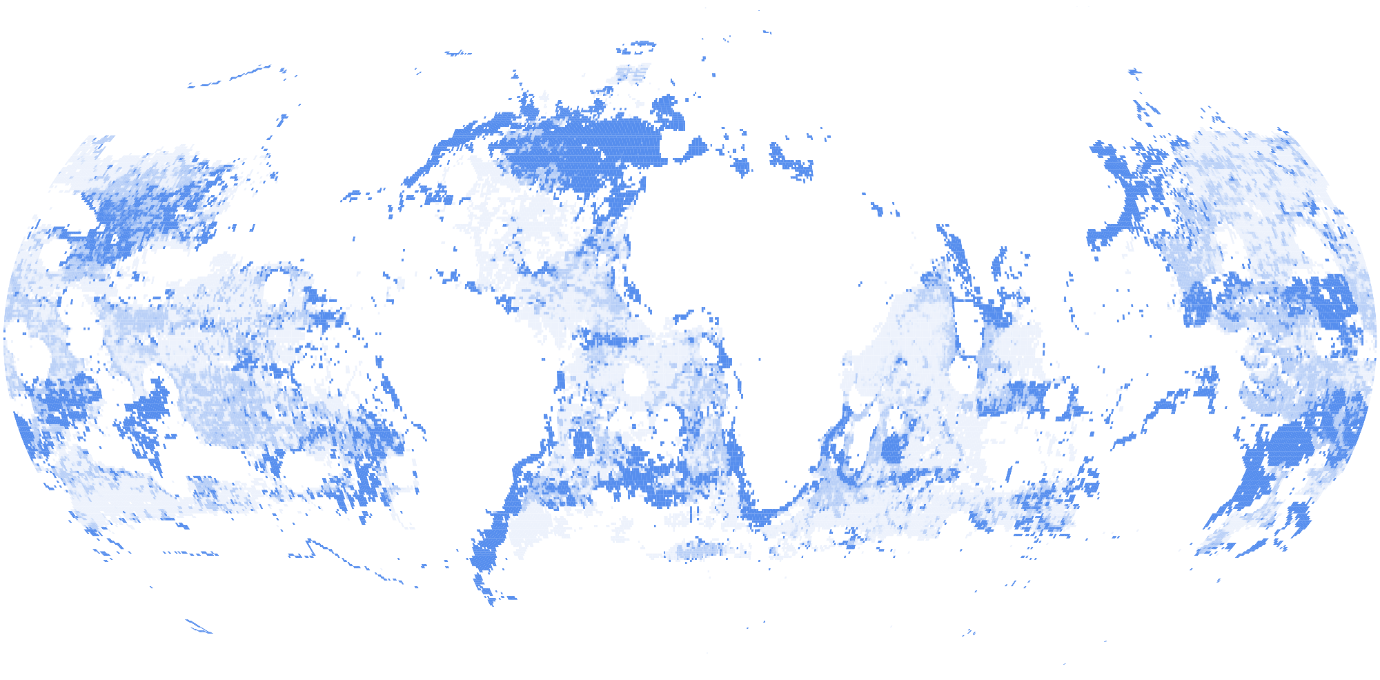 Longliners fishing extent